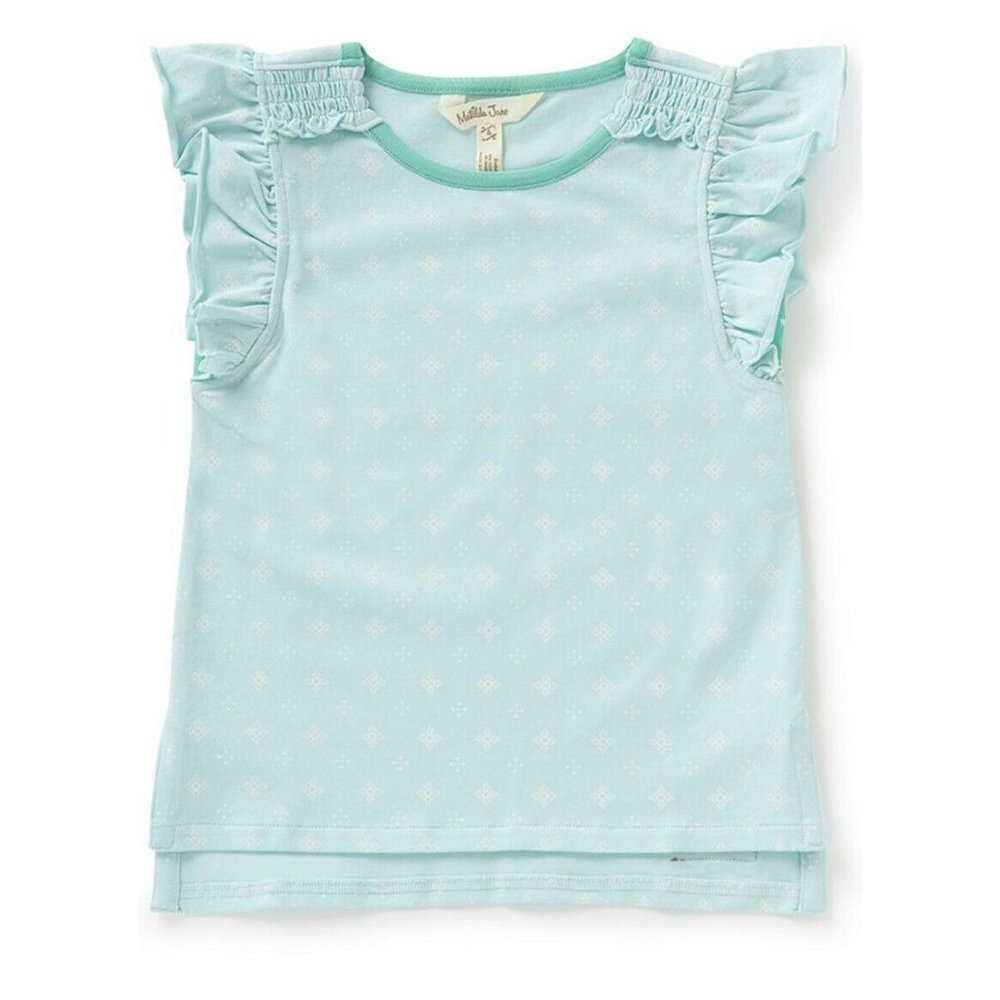 COPY - NIB Matilda Jane Lets Go Together Girls Make Your Mark Top Blue Size 2 N…